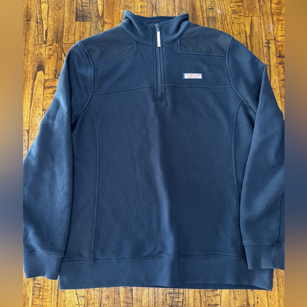 Women’s Vineyard Vines Navy Quarter Zip Pullover Size Medium